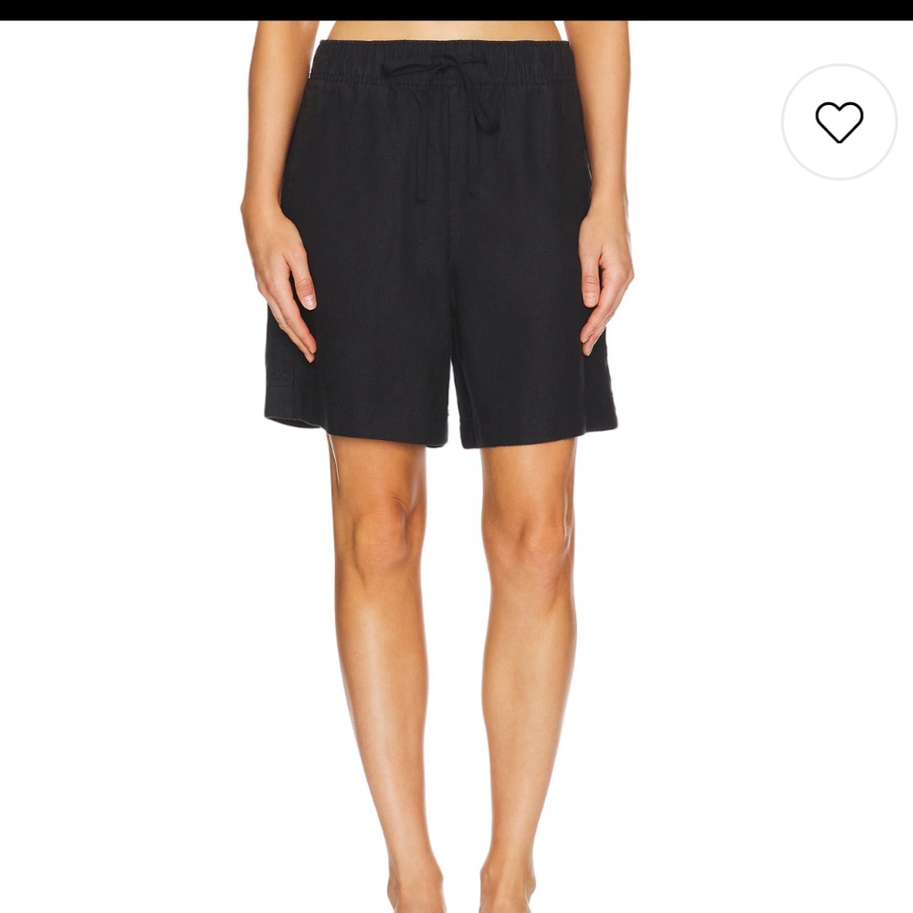 NWT Vince Hemp Pull on Shorts in Black XXS